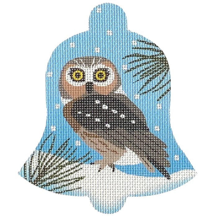 Saw-Whet Owl Snow Bell