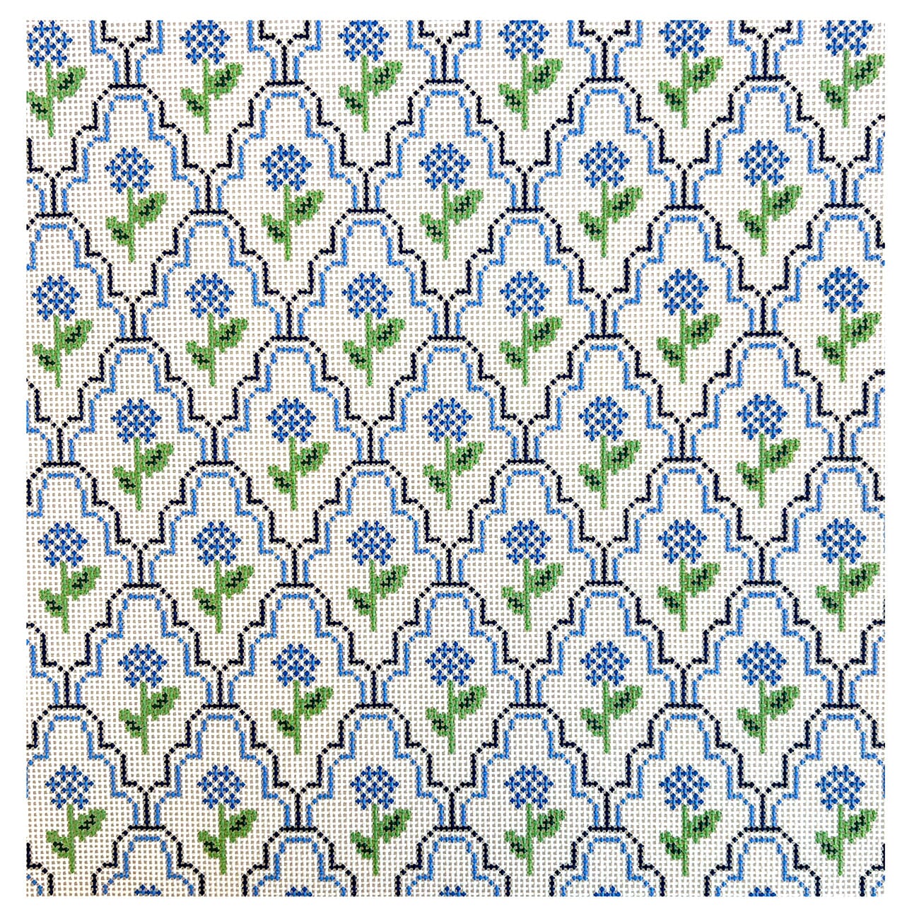 Scallop Hydrangea Pillow