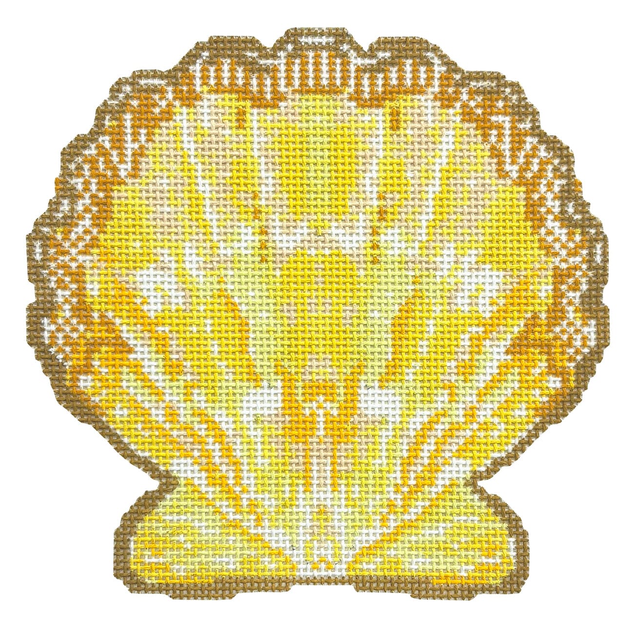Scallop Ornament - Yellow