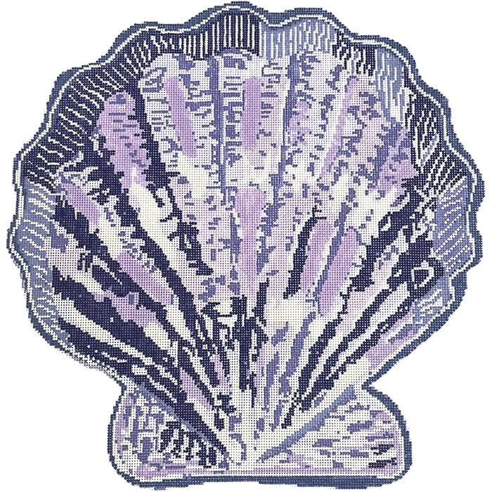 Scallop Pillow Lavender