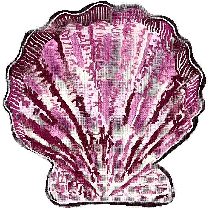 Scallop Pillow Pink