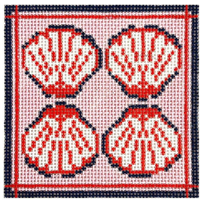Quad Scallop Square