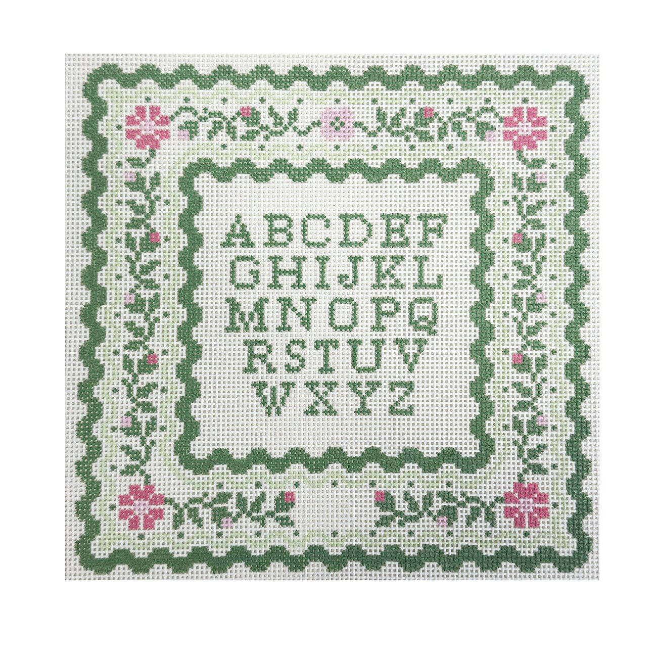 Scalloped Buds Frame Sampler