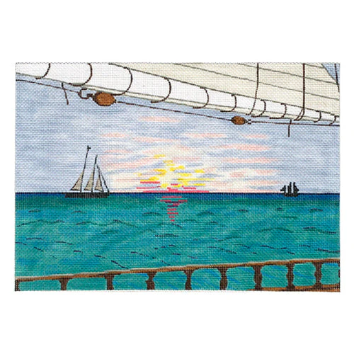 Schooner Sailiing
