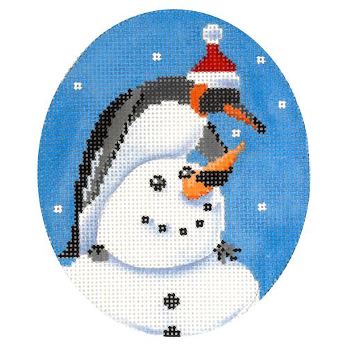 Building a Snowman Ornament