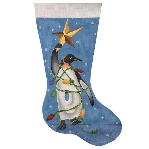 Penguin with Star Stocking