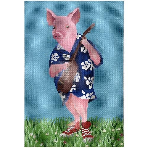 Pig with Ukulele