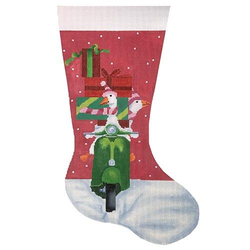Scooter Geese Shopping Stocking