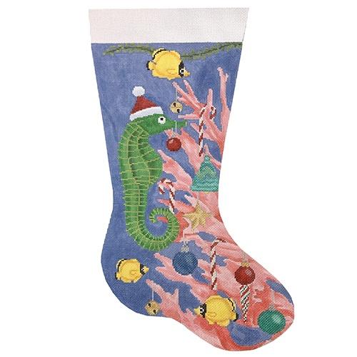 Seahorse Decorating Tree Stocking