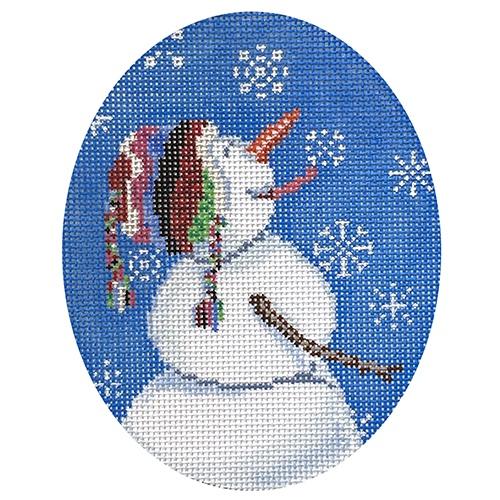 Snowman Catching Snowflakes