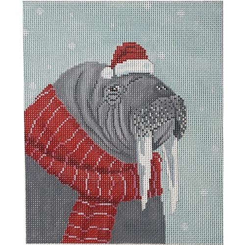 Walrus with Red Scarf