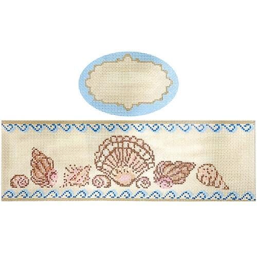 Sea Shells hinged box with hardware
