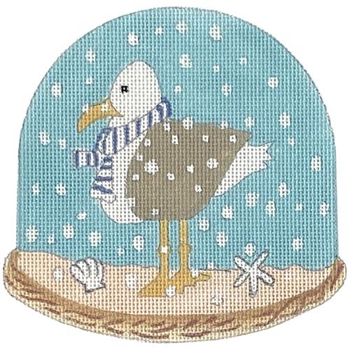 Seagull Snow Globe