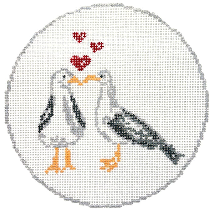 Seagulls in Love Round