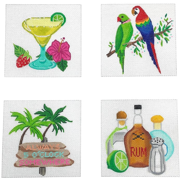 Coasters Set - Margaritaville Themes