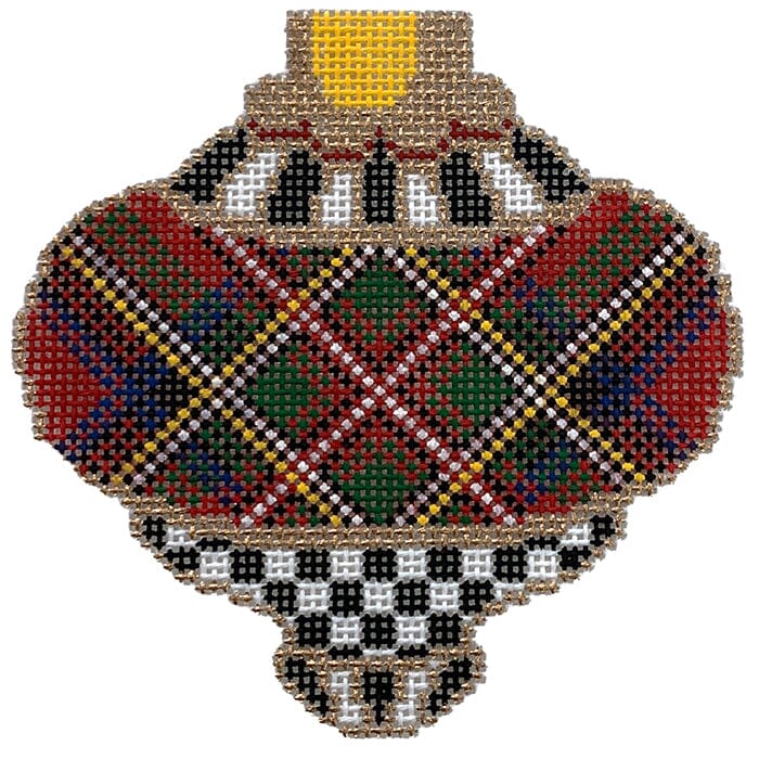 Shaped Ornament with Royal Stewart