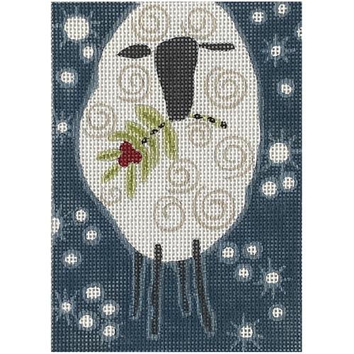 Sheep with Holly