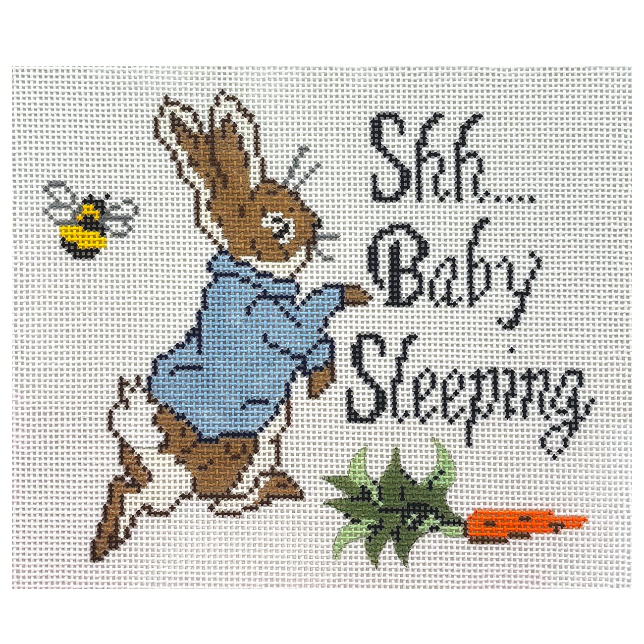 Shhh Baby Sleeping with Bunny