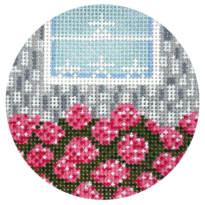 Shingles and Stars Round - Pink