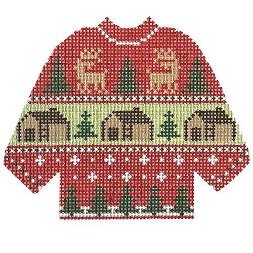 Cabins Sweater Ornament