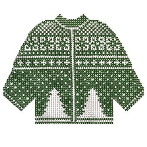 Green Xmas Tree Sweater Ornament