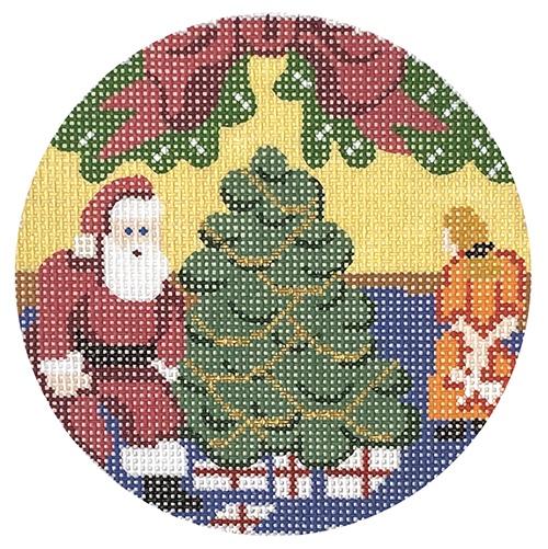 Santa's Here Ornament