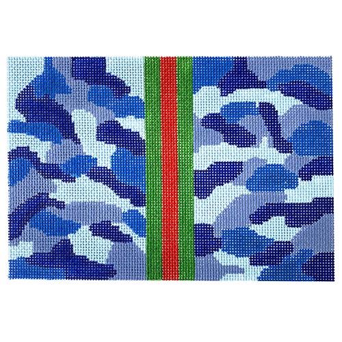 Camouflage Clutch - Blue