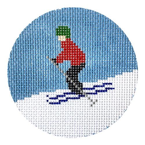 Downhill Skier Round