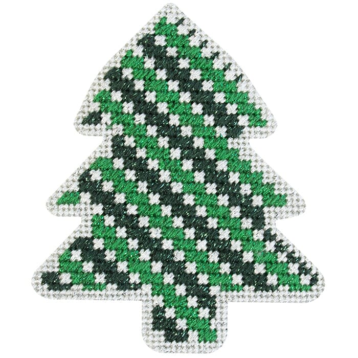 Simple Trees - Green Diagonal Striped Tree Kit - Image 3