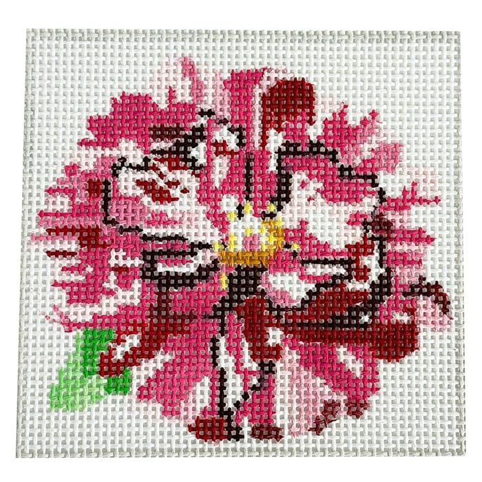 Simply Flowers 4" Candy Cane Rose Coaster