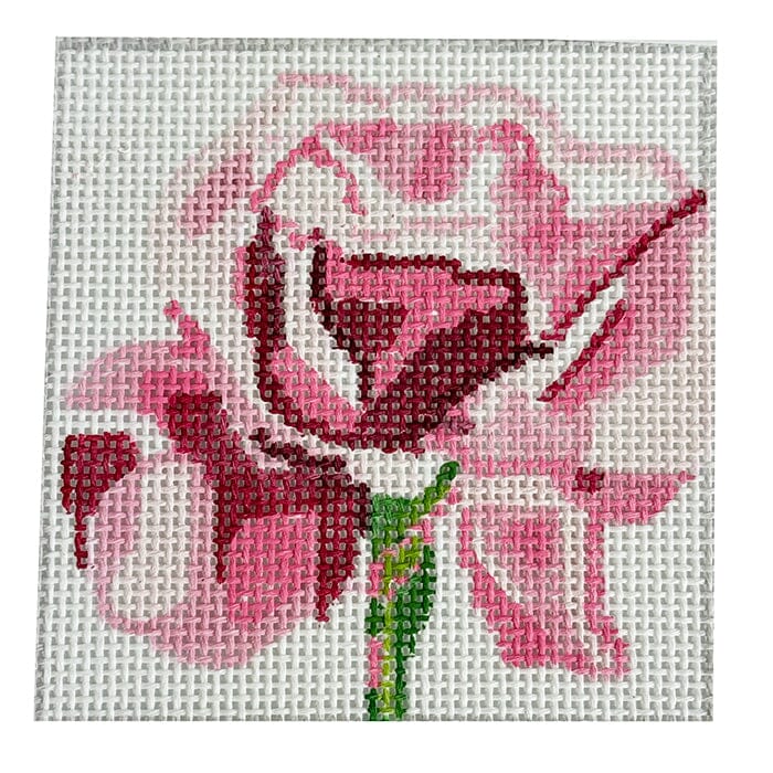 Simply Flowers 4" Pink Rose Coaster
