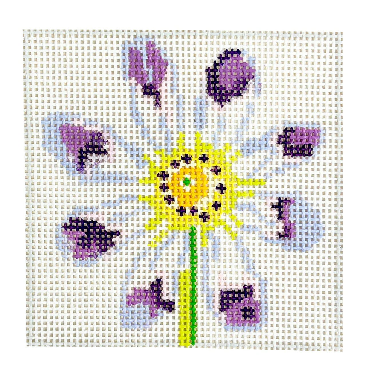 Simply Flowers 4" Purple Cosmos Coaster