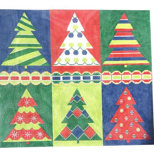 Six Christmas Trees