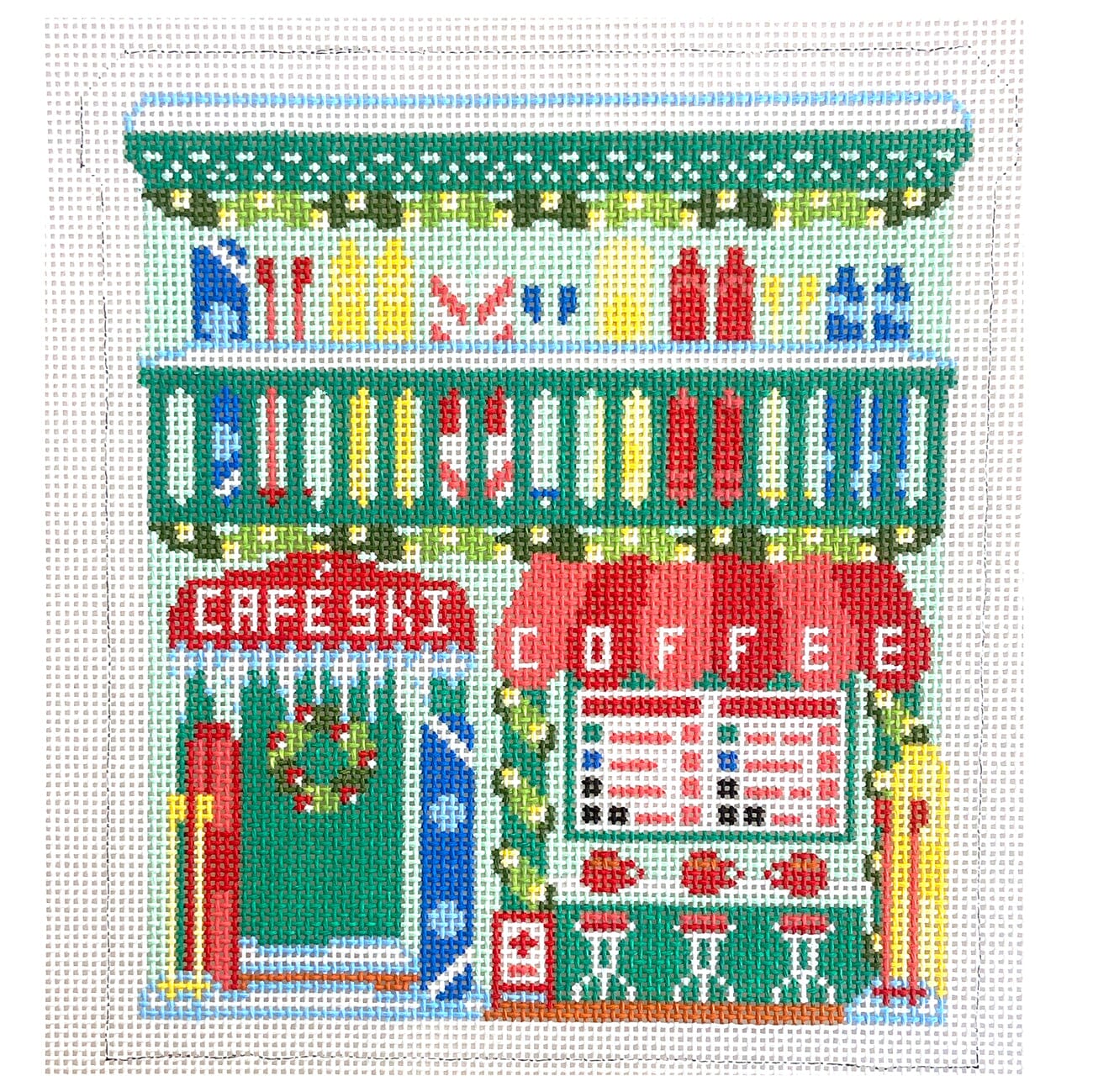 Ski Coffee Shop Christmas Village