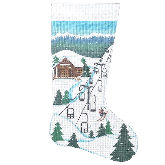 Ski Lodge Stocking