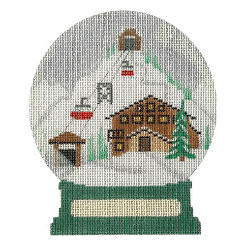 Ski Mountain Snowglobe