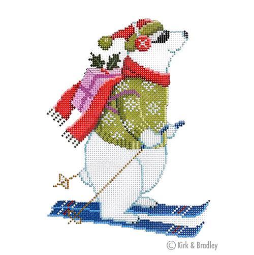 Skiing Polar Bear