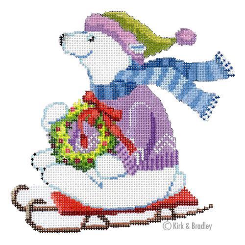 Sledding Polar Bear
