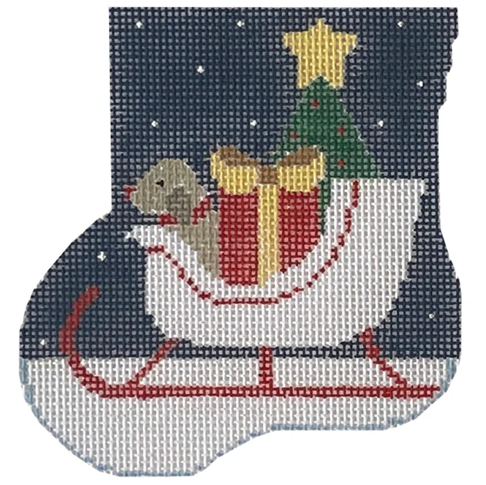 Sleigh with Horse Insert Mini Sock