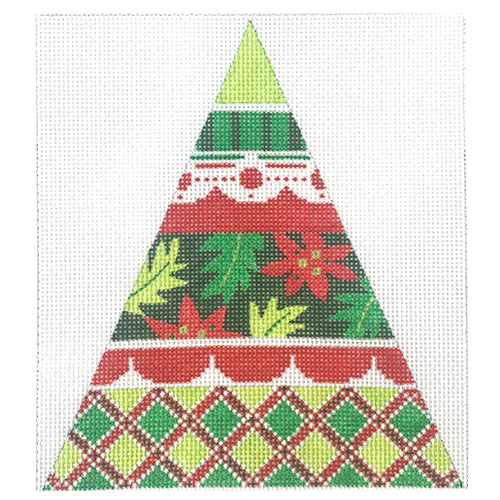 Small Christmas Pattern Tree Shape