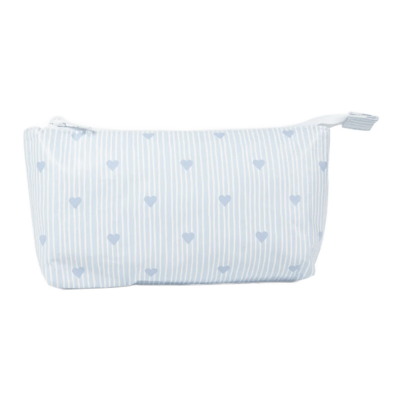 Small Stash Bag 8x5 - Blue Hearts