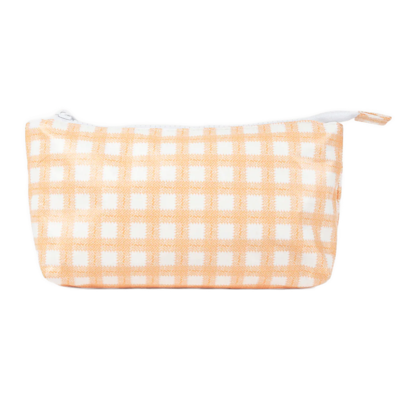 Small Stash Bag 8x5 - Tangerine Gingham