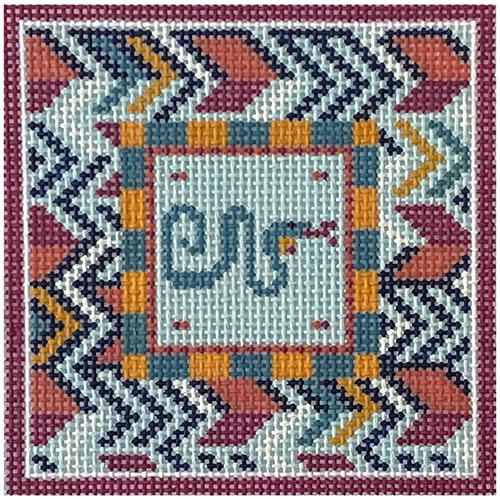 Snake Square Chevron Border