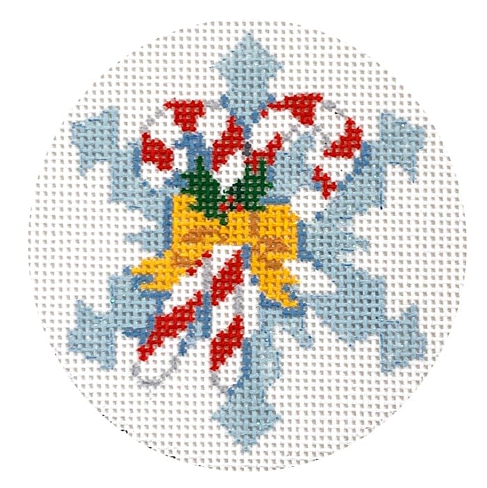 Snowflake Ornament, Candy Canes