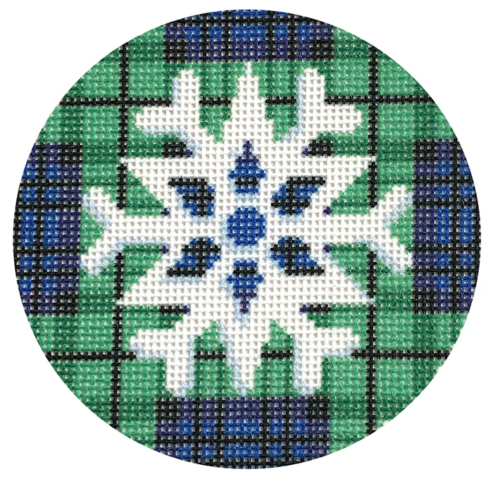 Snowflake on Black Watch with Stitch Guide - Image 2