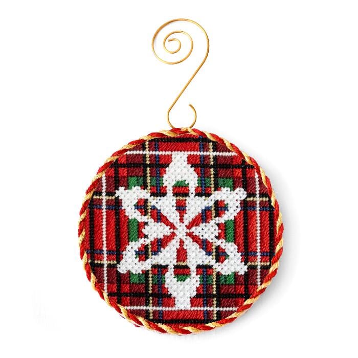 Snowflake on Stewart Plaid with Stitch Guide