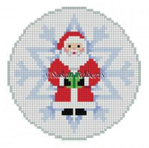 Snowflake Ornament, Santa