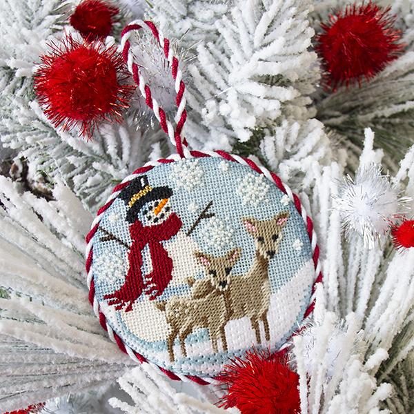 Snowman and Deer Ornament Kit