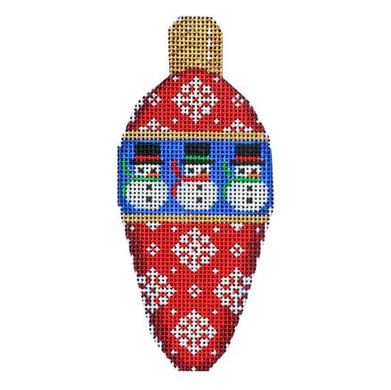 Snowman/Flakes Light Bulb