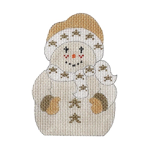Snowman Gold Stars